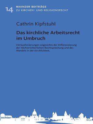 cover image of Das kirchliche Arbeitsrecht im Umbruch